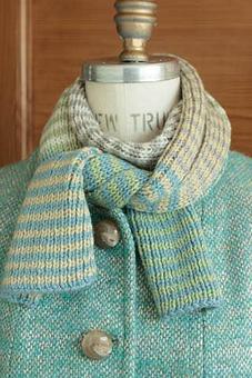 Product: One by One, Two by Two Scarf - Churchmouse Yarns & Teas in Bainbridge Island, WA Sewing & Yarn Supplies