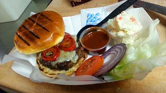 Product: NO silly pretzel bun here, we promise. - Cigars & Stripes BBQ Lounge in South Berwyn - Berwyn, IL Bars & Grills