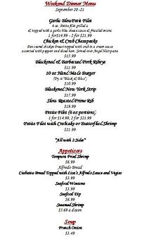 Product - Club Car Cafe in Parksley, VA American Restaurants