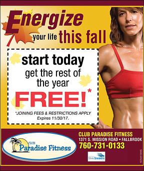 Product - Club Paradise Fitness in Fallbrook, CA Health Clubs & Gymnasiums