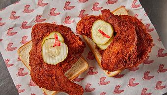 Product: Breast & Wing + Leg & Thigh + (2) Texas Toasts + (4) Pickles + (2) Comeback Sauces. - Cluck & Blaze in Glendale, CA American Restaurants