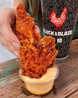 Product - Cluck & Blaze in Long Beach, CA Wings Restaurants