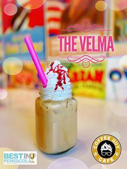 Product: A classic combination of White Chocolate and Raspberry added to our world champion Espresso! *Can, also, be made in sugar free! - Coffee Guy Cafe in Pensacola, FL Coffee, Espresso & Tea House Restaurants