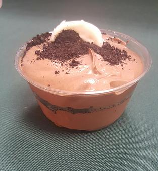 Product: Chocolate Mousse with Oreo layers rooted with white chocolate - Colonia BBQ in Colonia, NJ Barbecue Restaurants
