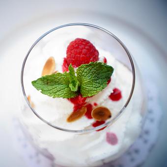 Product: Peach Melba - Copinette in Midtown East, United Nations - New York, NY American Restaurants