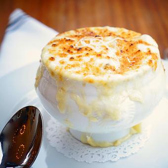 Product: French Onion Soup - Copinette in Midtown East, United Nations - New York, NY American Restaurants