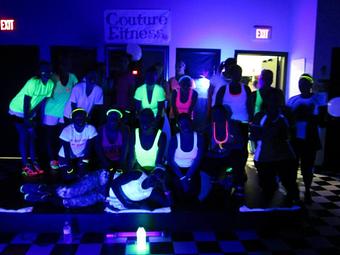 Product: Black Light Zumba Class - Couture Fitness in Milford, CT Health Clubs & Gymnasiums