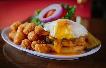 Product: If you've heard the term "egg porn," this is what it refers to - Crazy Horse Saloon & Grill in Nevada City, CA American Restaurants