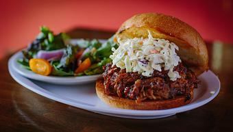 Product: Of course we're biased, but trust us...this is the best pulled pork in town. - Crazy Horse Saloon & Grill in Nevada City, CA American Restaurants