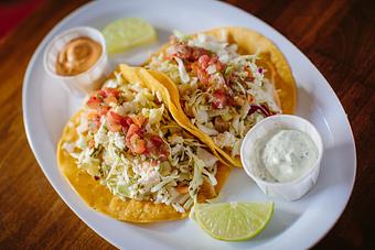 Product: Mix and match with grilled chicken, pulled pork, fish or shrimp - Crazy Horse Saloon & Grill in Nevada City, CA American Restaurants