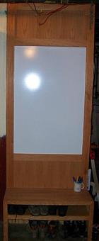 Product: Custom-Built Entryway Shoe Cubby - D'anca Design in Westchester, IL Graphic Design Services