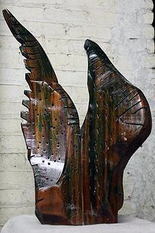 Product: Mahogany Sculpture - D'anca Design in Westchester, IL Graphic Design Services