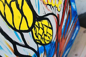 Product: Blinded by Science - Acrylic on Panel - D'anca Design in Westchester, IL Graphic Design Services