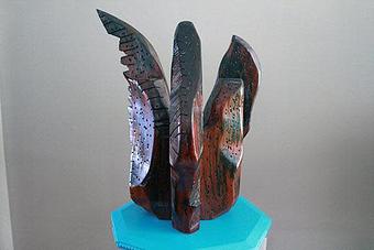 Product: Mahogany Sculpture - D'anca Design in Westchester, IL Graphic Design Services