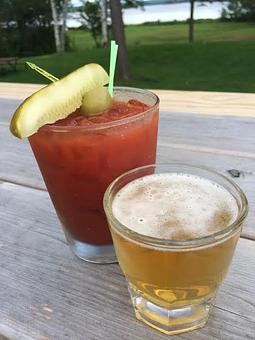 Product: Bloody Mary - Deerfoot Lodge in Hayward - Hayward, WI American Restaurants