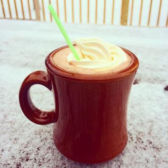 Product: Ask your bartender about Deerfoot's selection of hot drinks, many with a shot of something special to warm you from the inside out! - Deerfoot Lodge in Hayward - Hayward, WI American Restaurants