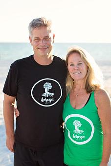 Product: Meet the new co-owners of Destin Hot Yoga - John Jakubiak and Tracey Sledge - Destin Hot Yoga in Across the street from the Sandestin Outlet Mall - Miramar Beach, FL Yoga Instruction
