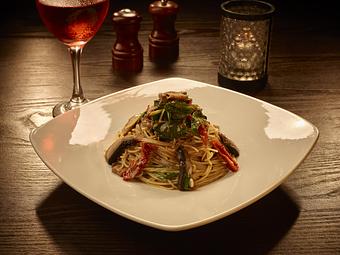 Product: Wild Mushroom Capellini - Divieto Ristorante in Doral - Doral, FL American Restaurants