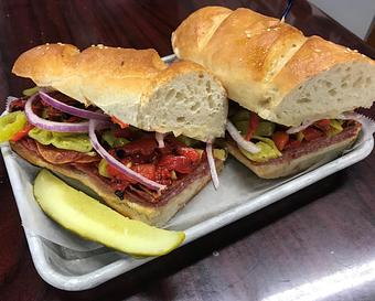 Product: Our Italian Hoagie Sandwich comes on our fresh, house-made Italian hoagie rolls. - Dom Bakeries North Carolina in North Wilkesboro, NC Bakeries