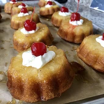 Product: Mini Pineapple Upside-Down Cakes - Dom Bakeries North Carolina in North Wilkesboro, NC Bakeries