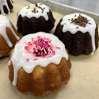 Product: Mini Bundt Cakes (Flavors Vary) - Dom Bakeries North Carolina in North Wilkesboro, NC Bakeries