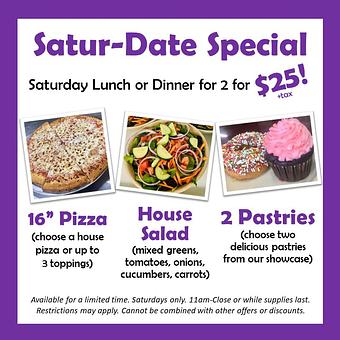 Product: A meal for 2 for $25! (See pic for details) - Dom Bakeries North Carolina in North Wilkesboro, NC Bakeries