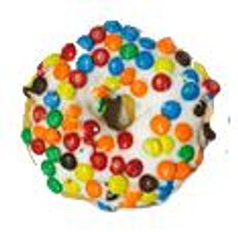 Product: M&M ON A ROCK'N DONUT - DONUTSDATROCK! Rockport Donuts in Rockport, TX Bakeries
