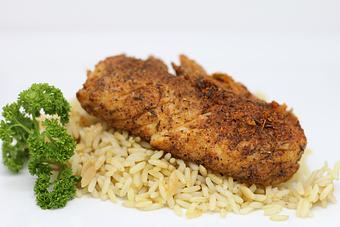 Product: Blackened Cod - Draper's Catering of Memphis in Memphis, TN Bakeries