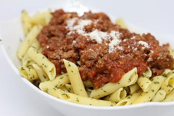 Product: Penne Pasta with Marinara Meat Sauce*** - Draper's Catering of Memphis in Memphis, TN Bakeries