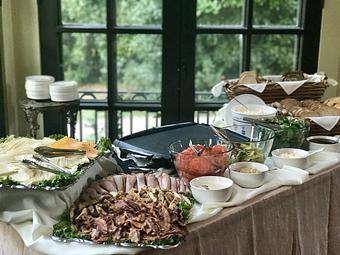 Product: Grilled Cheese Station set up in the sunroom of Annesdale Mansion - Draper's Catering of Memphis in Memphis, TN Bakeries