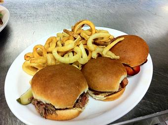 Product: Sliders-available at select locations - Earl's Rib Palace- Edmond in Edmond, OK Barbecue Restaurants