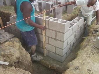 Product: corner lead for block foundation - Eddie's Masonry in Port Byron, NY Masonry & Bricklaying Contractors