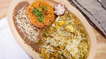 Product: Green Chilaquiles - El Torito Restaurant & Meat Market in Hesperia, CA Mexican Restaurants