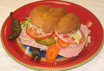 Product: Torta with your choice of meat, mayo, lettuce, tomato, and Pickled Jalapenos - El Torito Restaurant & Meat Market in Hesperia, CA Mexican Restaurants