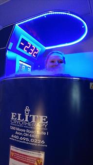 Product: In as little as 3 minutes in our Cryo Chamber, you could be on your way to repair and rejuvenate your body and remove toxins from within as well. - Elite Cryotherapy Whole Body Wellness Center in Avon, OH Health Care Information & Services