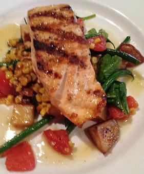 Product: Lunch Grilled Salmon - Elizabeth's An American Bistro in Lewisburg, PA American Restaurants