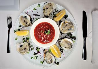 Product: fresh blue point oysters - Empire Steak House in New York, NY Seafood Restaurants