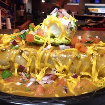 Product: Smothered Wee Roll - Ephen Tacos SmokeHouse Junction in Ridgecrest, CA Barbecue Restaurants