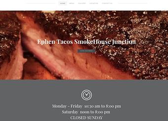 Product - Ephen Tacos SmokeHouse Junction in Ridgecrest, CA Barbecue Restaurants