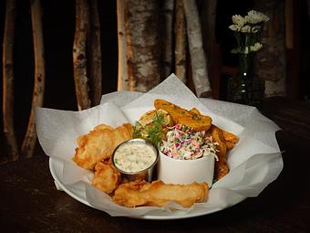 Product: TEMPURA BATTERED FISH & CHIPS - Escala Provisions Company in Park City, UT American Restaurants