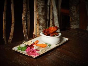 Product: Gochujang Chicken Wings - Escala Provisions Company in Park City, UT American Restaurants