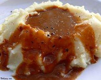 Product: Homestyle Potatoes with Brown Gravy - Fat Freddy's Catering in Phoenix, AZ American Restaurants