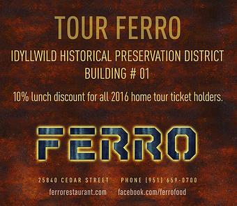 Product - Ferro in Downtown Idyllwild - Idyllwild, CA Bars & Grills