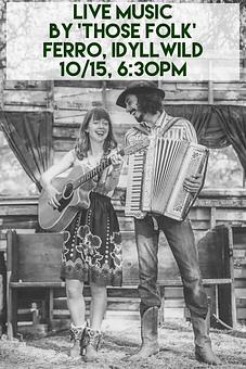 Product: Those Folk - Ferro in Downtown Idyllwild - Idyllwild, CA Bars & Grills