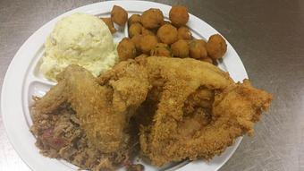 Product - Fitzgeralds Seafood in Raleigh, NC Barbecue Restaurants