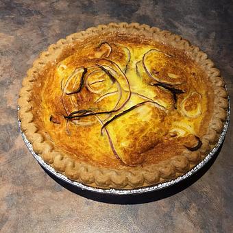 Product: Quiche Lorraine - Founders Cafe in Rochester, NY American Restaurants