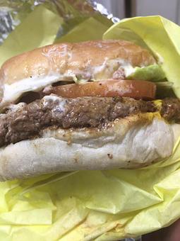 Product - Fresh and Meaty Burgers in Carson, CA Hamburger Restaurants
