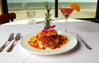 Product: Pecan & Cranberry Encrusted Grouper - Fresh Catch Bistro in Fort Myers Beach, FL Seafood Restaurants