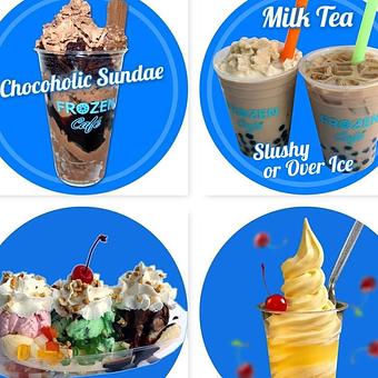 Product - Frozen Cafe San Ramon in San Ramon, CA Dessert Restaurants