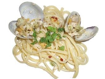 Product: Available in white or red sauce - Gaspare's Pizzeria Ristorante in San Rafael, CA Italian Restaurants